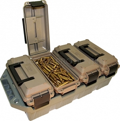 Pudełka na amunicję/akcesoria z tacą do przenoszenia Crate AC4C MTM  (4szt AC30T + taca)