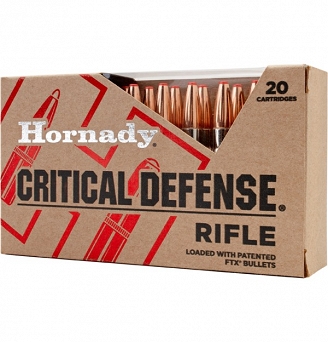 Amunicja Hornady kal.308Win FTX Critical Defense 155gr/10g (20szt) 80920