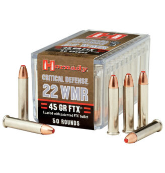 Amunicja Hornady kal.22WMR FTX Critical Defence 45gr/2,92g (50szt) 83200