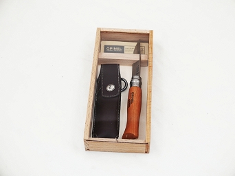 Nóż Opinel 8 Carbone Gift Box 