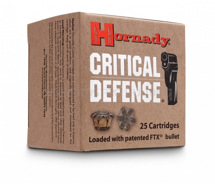Amunicja Hornady kal.9mmLuger FTX Critical Defense 115gr/7,45g (25szt) 90250