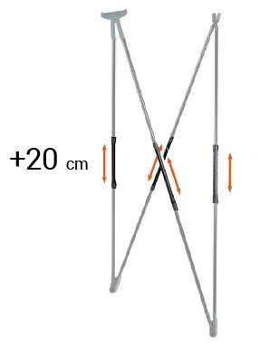 Przedłużka 4 Stable Stick Bush Light Extension alu