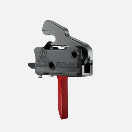 Spust Rise Armament Rave 140 z pinami - Single Stage - 3.5lb - Czerwony - Flat - T017F-RED