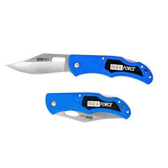 Nóż Accusharp Paraforce niebieski LockBack 801LBKS