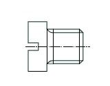 00000-1680 śruba do baz UNF 8-36 x 3,8 x 5 Recknagel