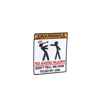 Patch Warning A-289 MD-Textil