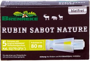 Amunicja Brenneke kal. 12/70 RubinSabot NATURE 19g (5szt) 1212722