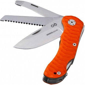Nóż Merkel Gear Keiler Tool orange, do patroszenia