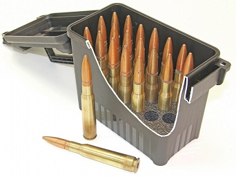 Pudełko na amunicję BMG20 (na 20szt, 50BMG, 416Barrett) MTM