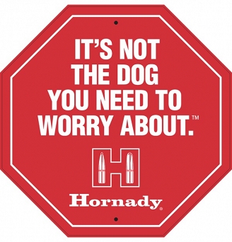 Szyld Hornady tin stop sign 99136