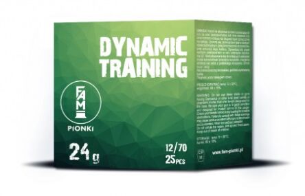 Amunicja kal.12/70 DynamicTraining 24g 7,5 - 2,40mm (25szt)FAM-PIONKI