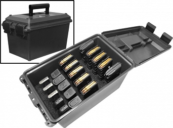 Pudełko na magazynki AR/pistoletowe TMCLE MTM (na 10szt do AR i na 10szt do krótkiej)