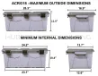 Pudełko Crate Utility ACRG18 MTM Army Green - 4