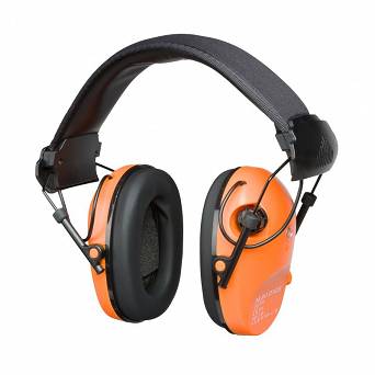 Ochronniki słuchu Num`axes CAS1034orange aktywne, pomarańczowe