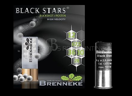Amunicja Brenneke kal. 12/70 Black Stars 