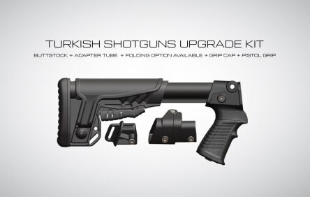 Kolba teleskopowa składana z chwytem do strzelby - DLG-132L-KIT - DLG TACTICAL