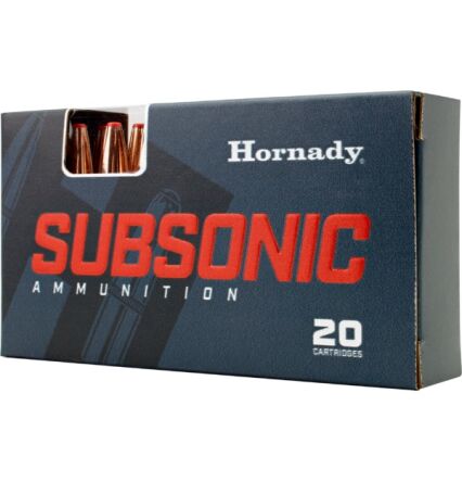 Amunicja Hornady kal.300Blackout SUB-X Subsonic 190gr/12,3g (20szt) 80877